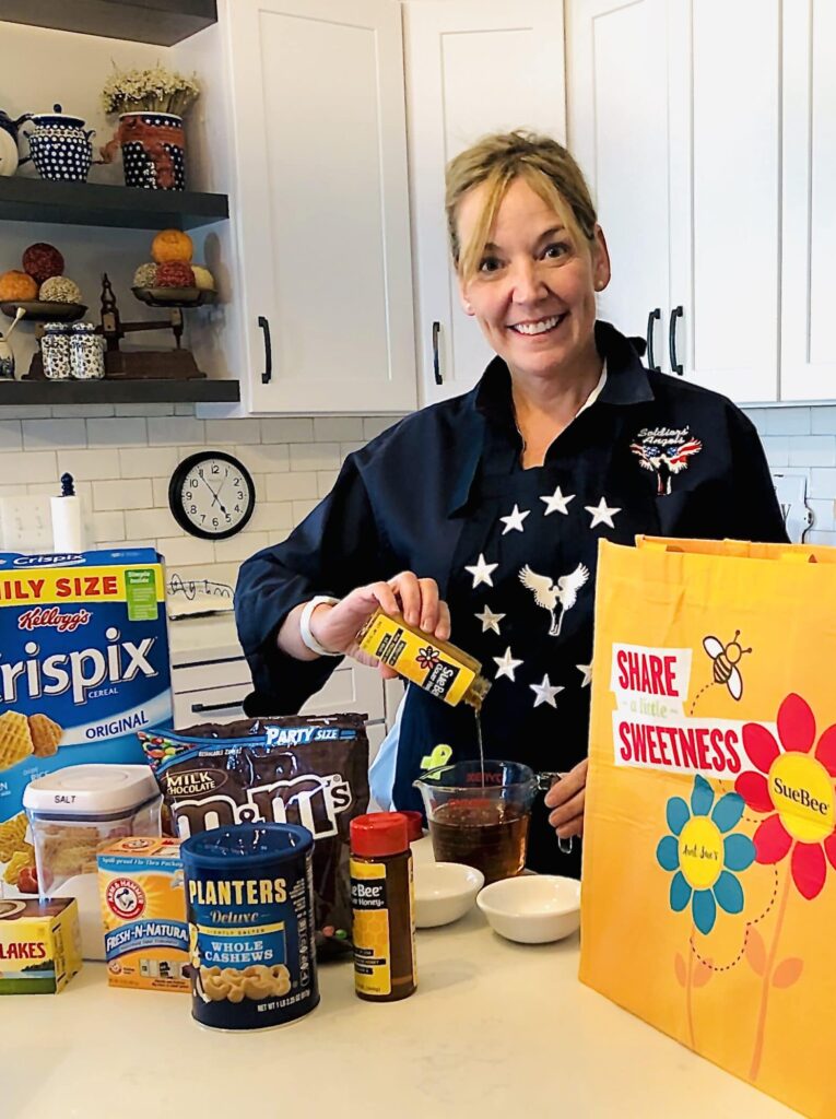 Angel Bakers create care packages full of delicious treats for our troops.