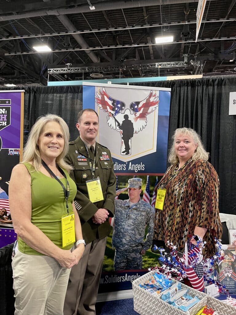 Soldiers' Angels booth at the 2022 AUSA Conference