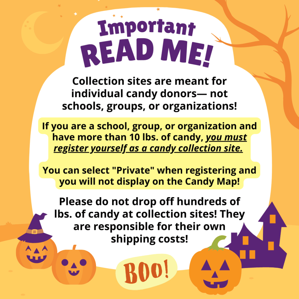 Candy Donation Flyer for School Halloween Trunk-o-treat or -  Sweden