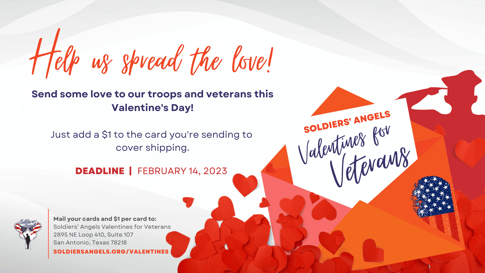 Valentines for Veterans Soldiers' Angels