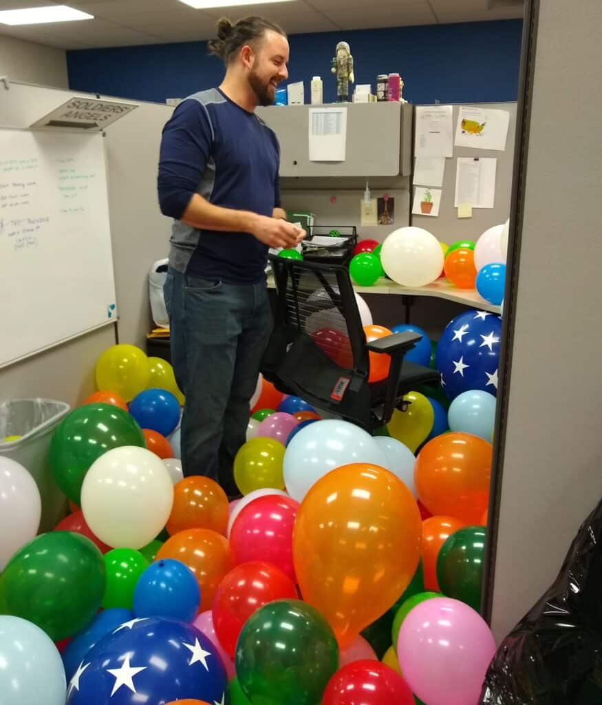 balloon prank