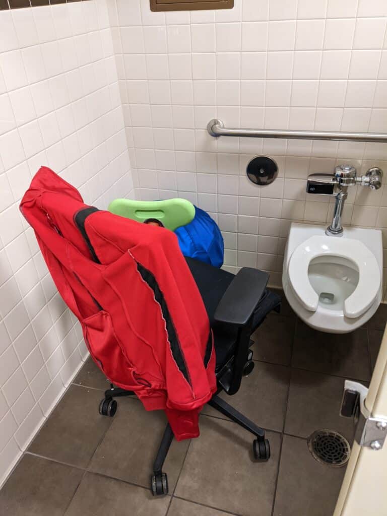 bathroom prank