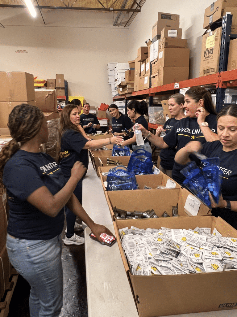 USAA supporting Soldiers' Angels through a corporate engagement activity.