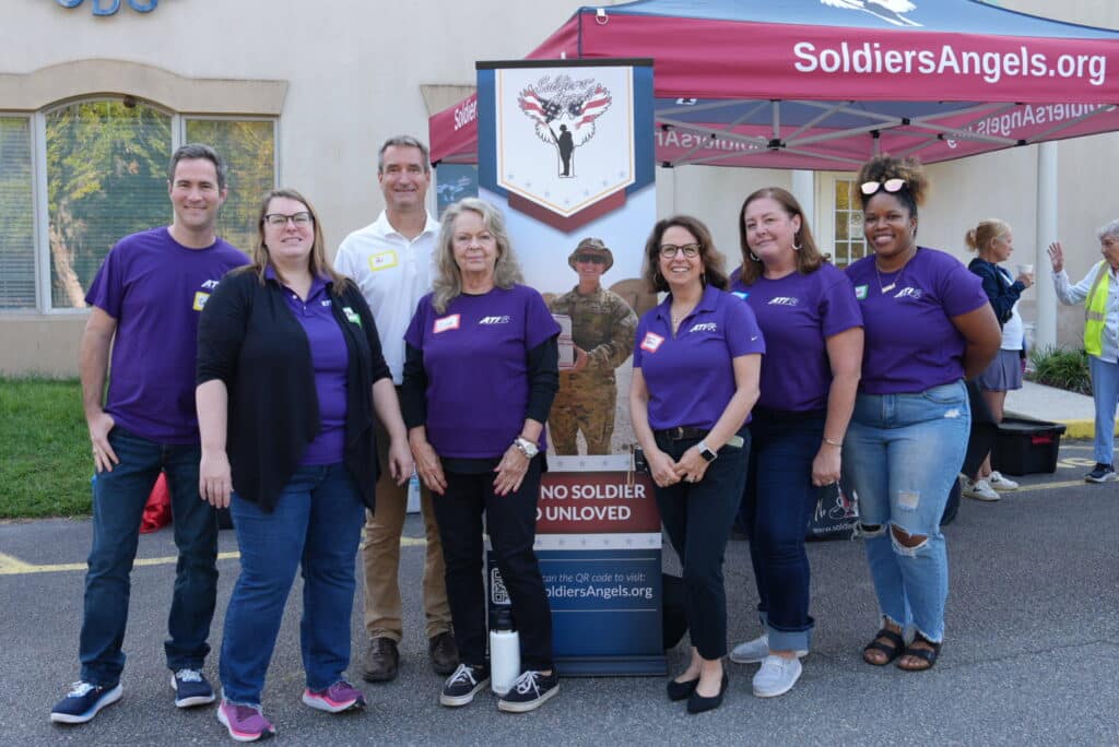 Volunteers from ATI helped provide food assistance at the October event in Charleston.