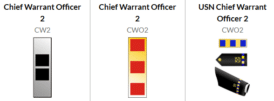 Uscg Cwo2 Bar Officer Insignias 101 - Soldiers' Angels