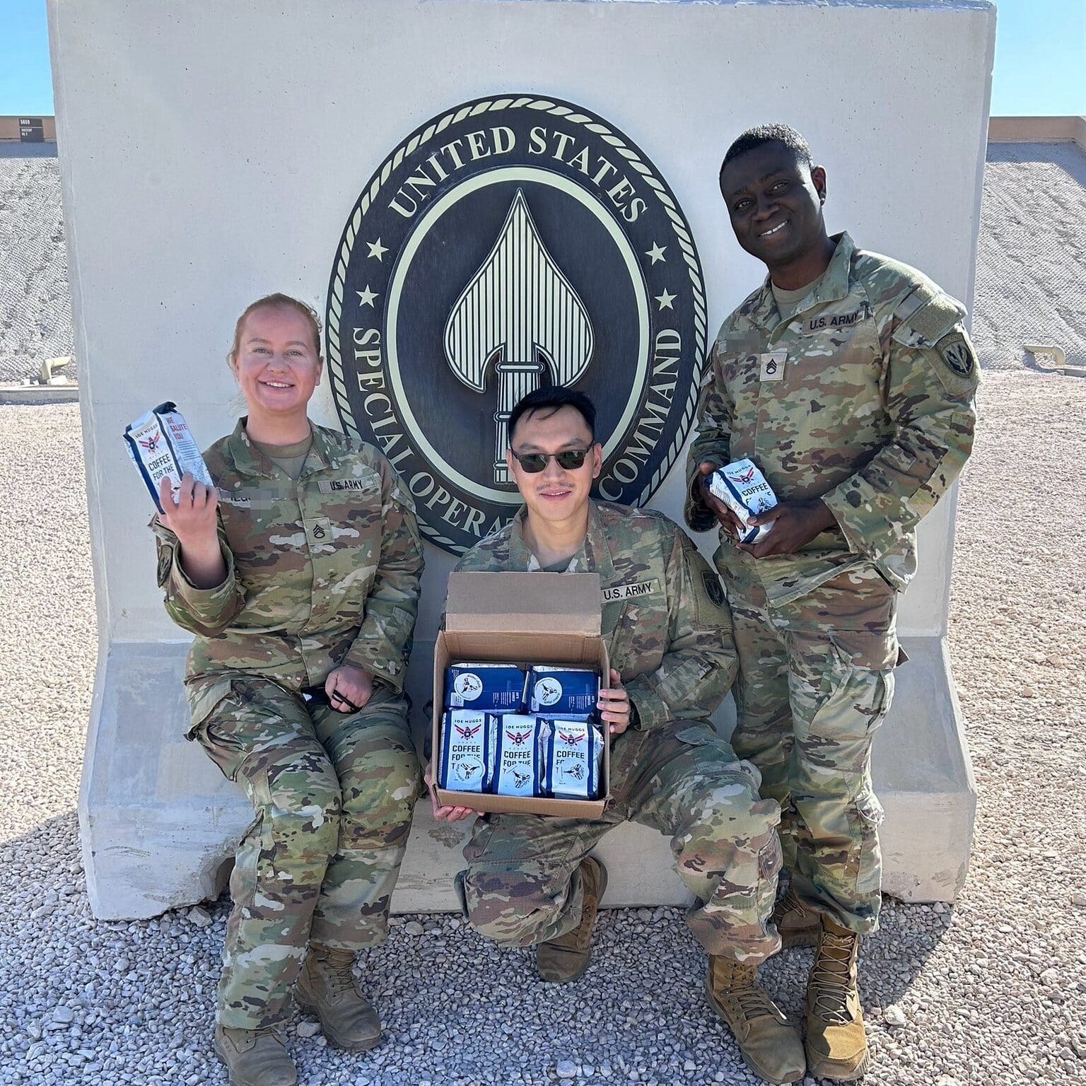 Soldiers' Angels ships coffee for the troops all over the world!